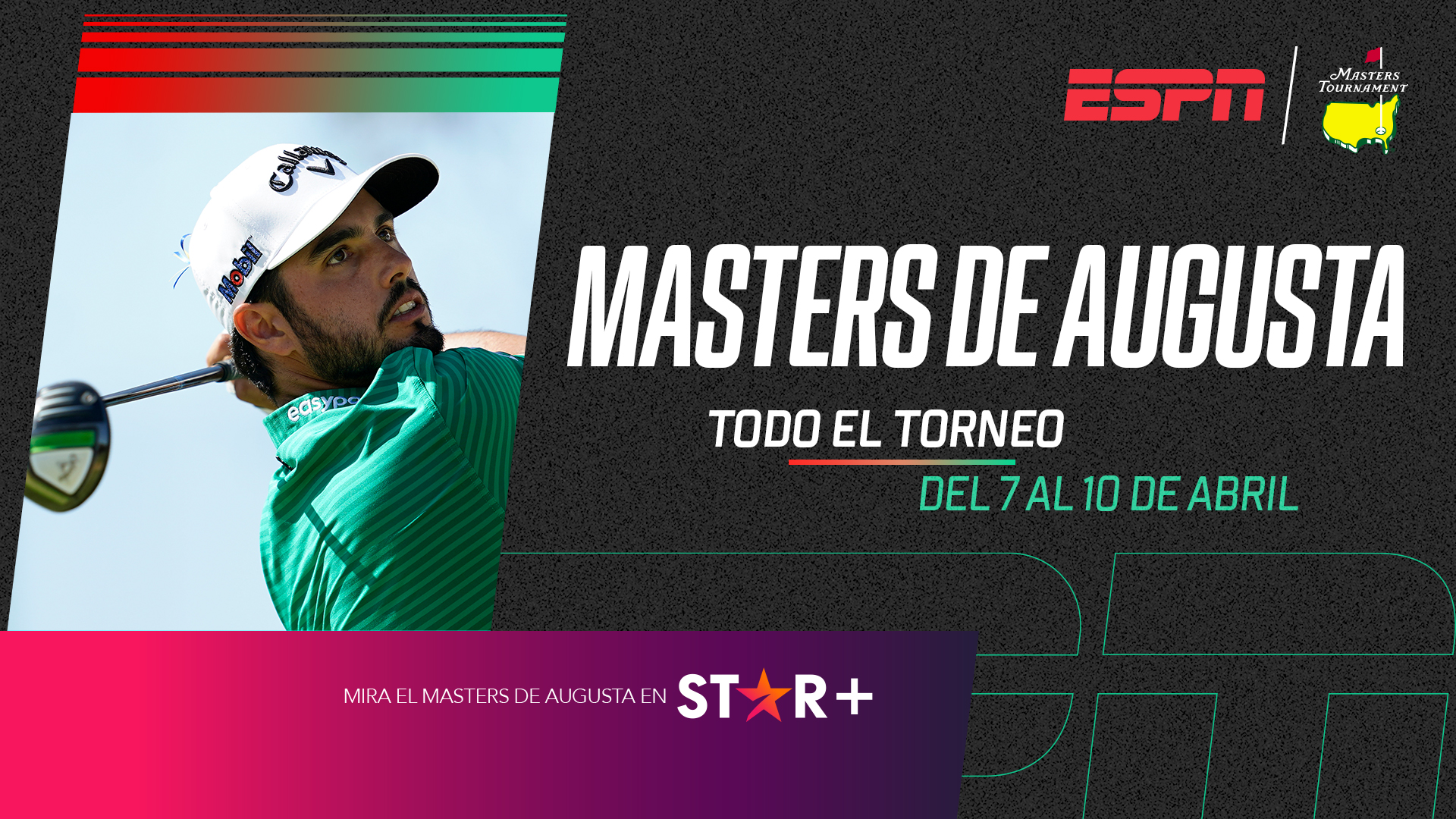 Master Con THE MASTERS, CON TIGER, SE DISFRUTA POR STAR+ - ESPN MediaZone Latin ...