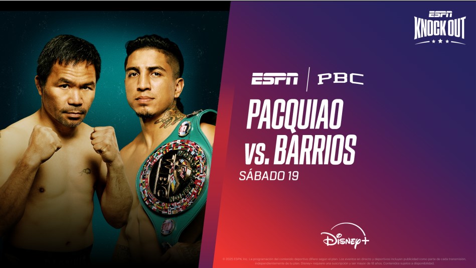ESPN KNOCKOUT trae a DISNEY+ el especial regreso de la leyenda Manny ‘Pacman’ Pacquiao